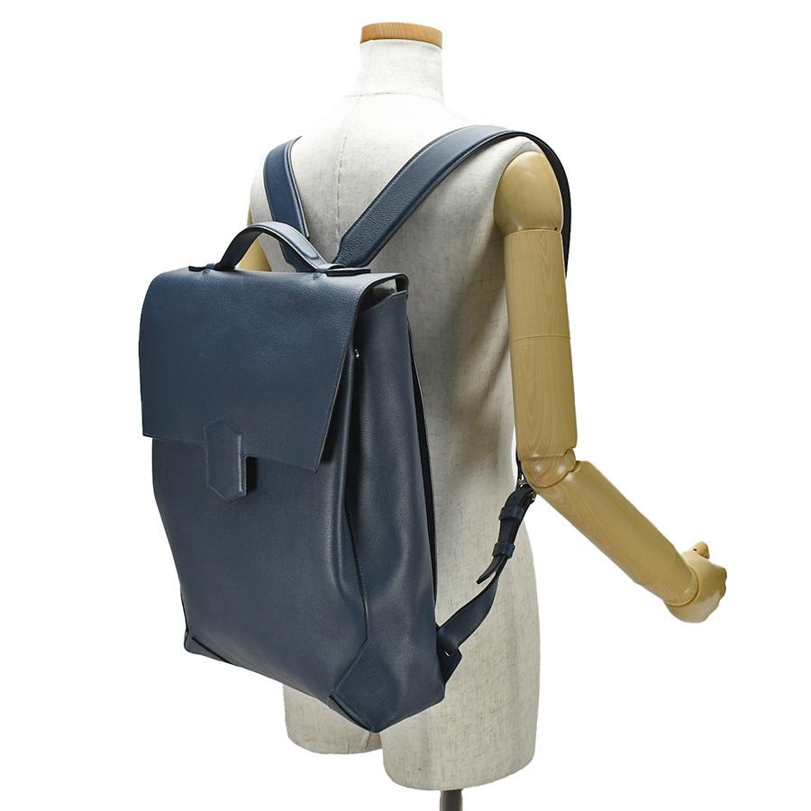 エルメス Hermes フラッシュ Flash バックパック レザー ブルードマルト C刻印 リュックサック デイパック ビジネス 通勤 メンズ 中古 1 ラグジュアリーブランドsunrev 通販 Yahoo ショッピング