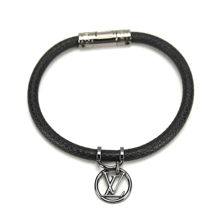 大きい割引 タイガ M6778e バングル ブレスレット Lvサークル イット ブラスレ ハング Vuitton Louis ルイヴィトン ガンメタル メンズ 未使用 レディース ブレスレット Www Collectiviteslocales Fr