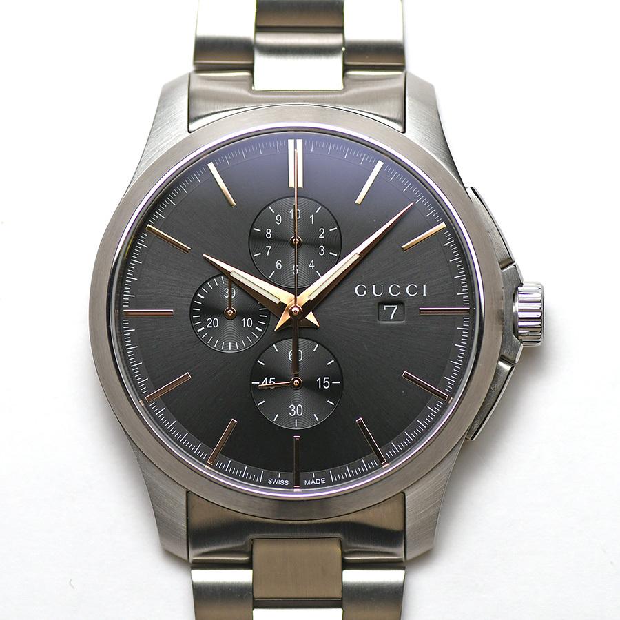 大阪店 Gucci グッチ Gタイムレス クロノグラフ 126 2 クォーツ Ya メンズ 紳士用 男性用 腕時計 通販 割引 Jreinaldo Pt