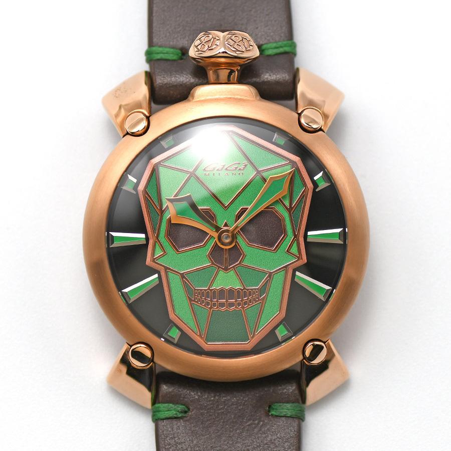ガガミラノ GaGa MILANO マヌアーレ48MM バイオニックスカル 世界限定500本 5061.02S 手巻き メンズ 紳士用 男性用 腕時計 中古 :1-240001018445:ラグジュアリーブランドSUNREV - 通販 - Yahoo!ショッピング