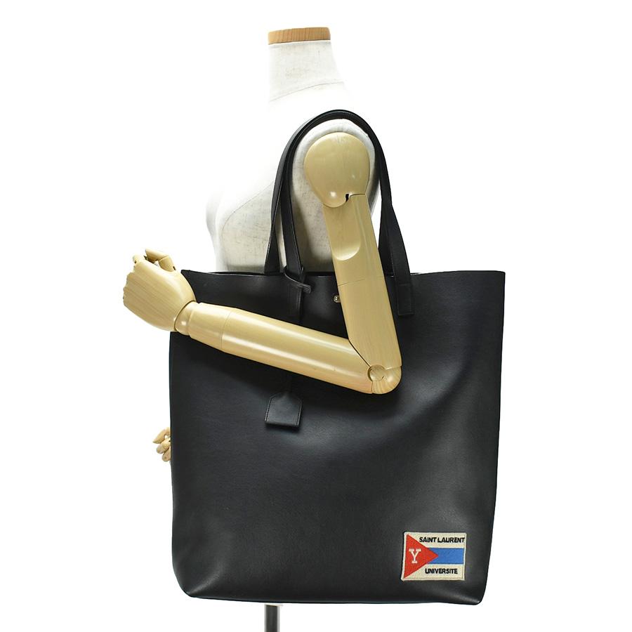 サンローラン SAINT LAURENT PARIS トートバッグ ワッペン パッチ
