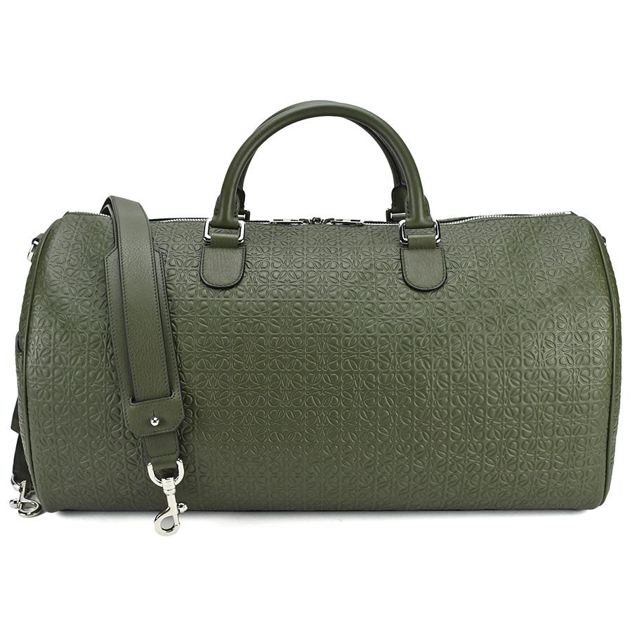 ロエベ LOEWE 2way ボストンバッグ トラベルバッグ リピートアナグラム  