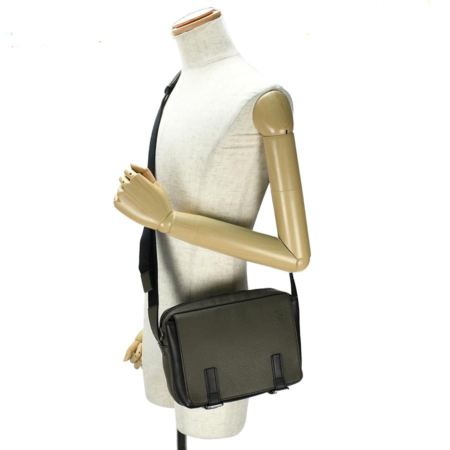 ロエベ LOEWE ミリタリー メッセンジャーバッグ XS ショルダーバッグ  