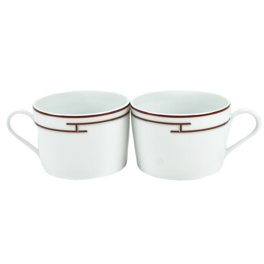 HERMES エルメス Rhythm カップ&ソーサー リズム 2客セット ペア 