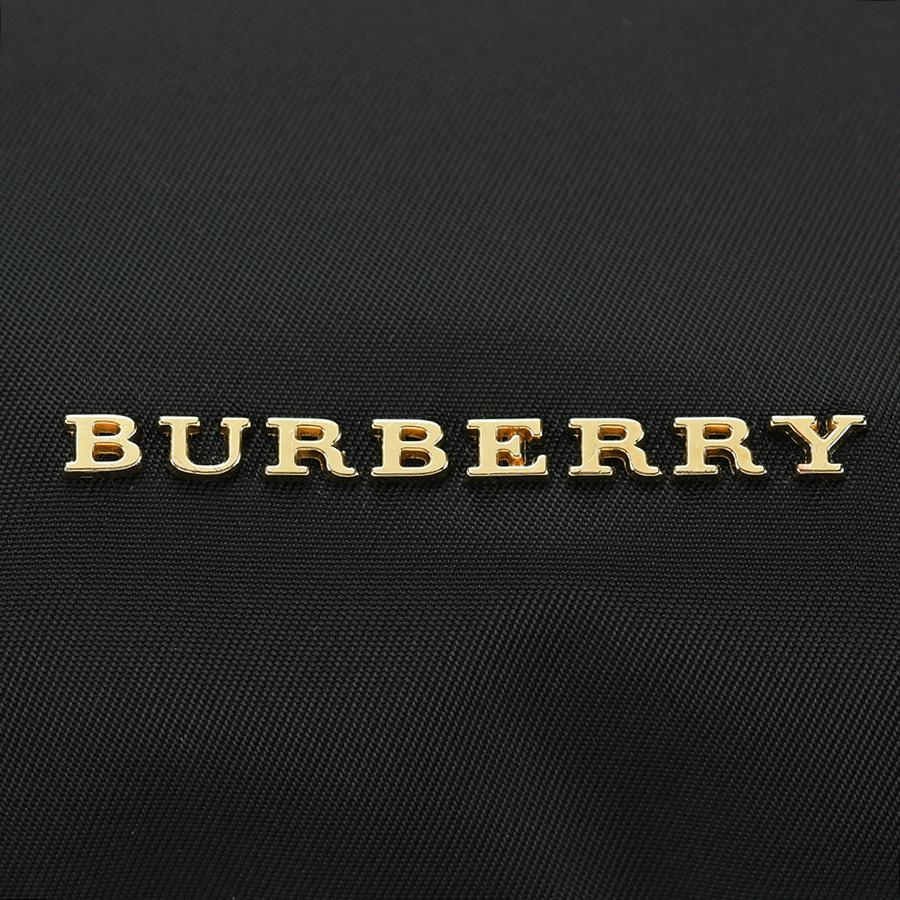 バーバリー BURBERRY バックパック リュック デイパック 4016622 ブラック ブラウン 黒 ナイロン レザー レディース【中古】｜sunrev｜06