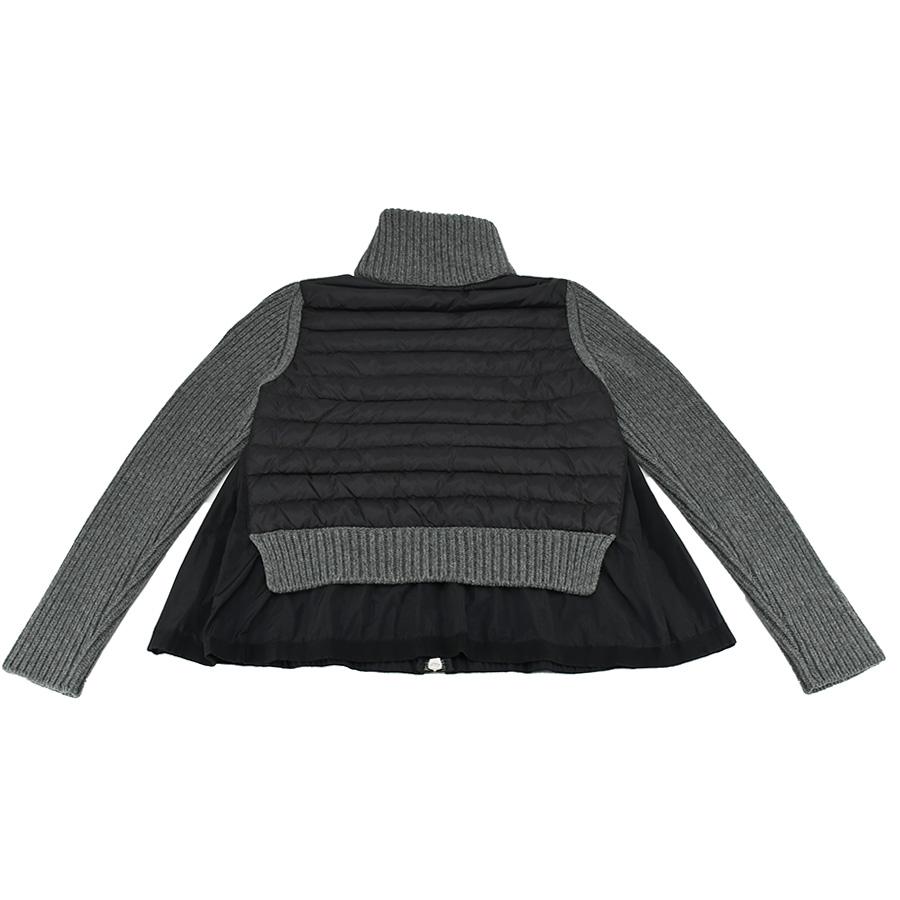 モンクレール MONCLER ダウンジャケット ニット切替 フリル 