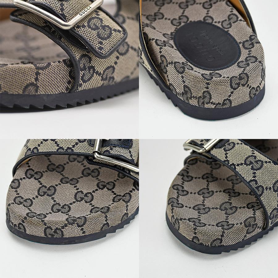 GUCCI グッチ サンダル オリジナルGGキャンバス スライド GUCCI グッチ サンダル オリジナルGGキャンバス スライド