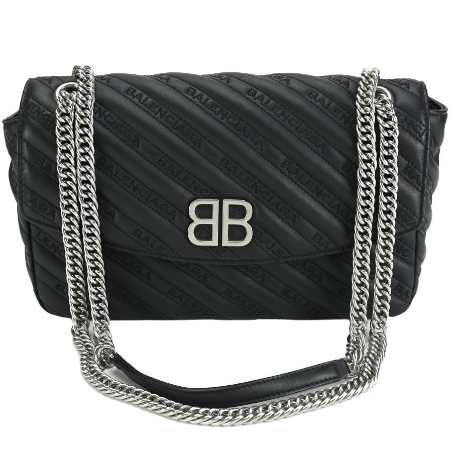 バレンシアガ チェーンストラップ付き BB チェーン M ショルダーバッグ