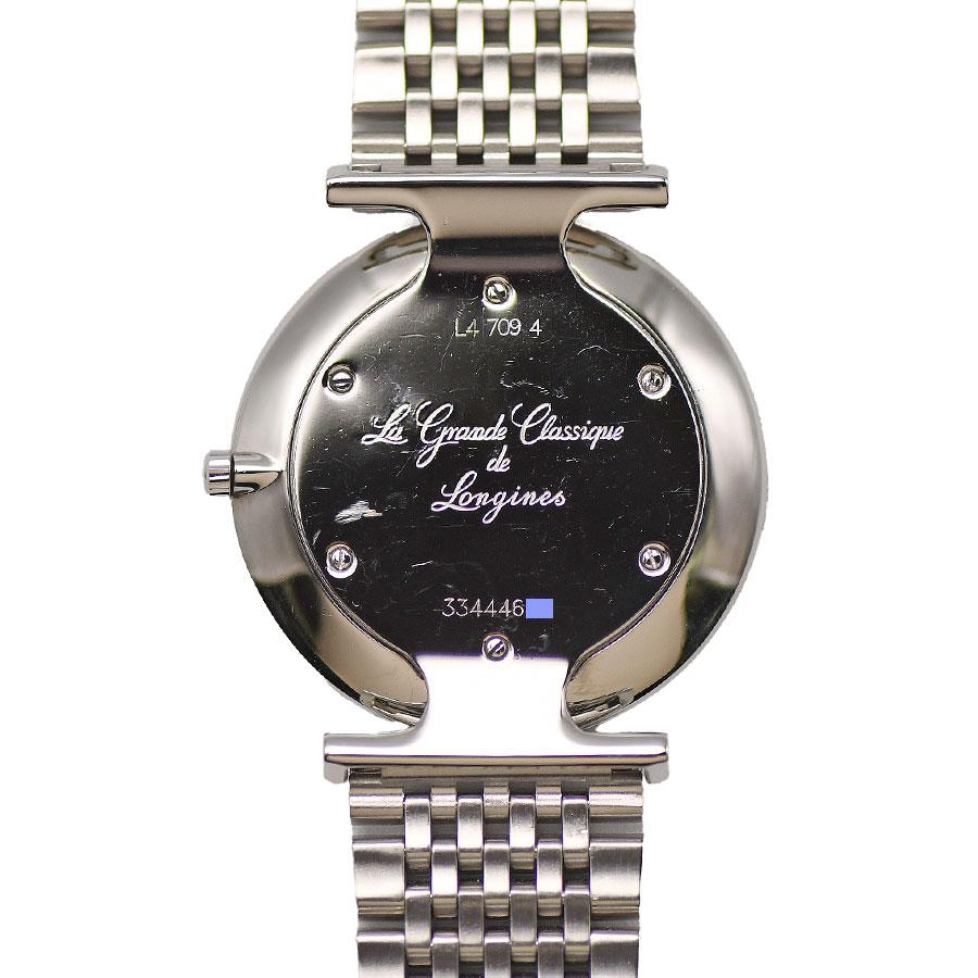 ロンジン LONGINES ラ グラン クラシック ドゥ ロンジン 33mm クォーツ L4.709.4.21.6 レディース 女性用 腕時計 研磨仕上げ済み 中古｜sunrev｜02