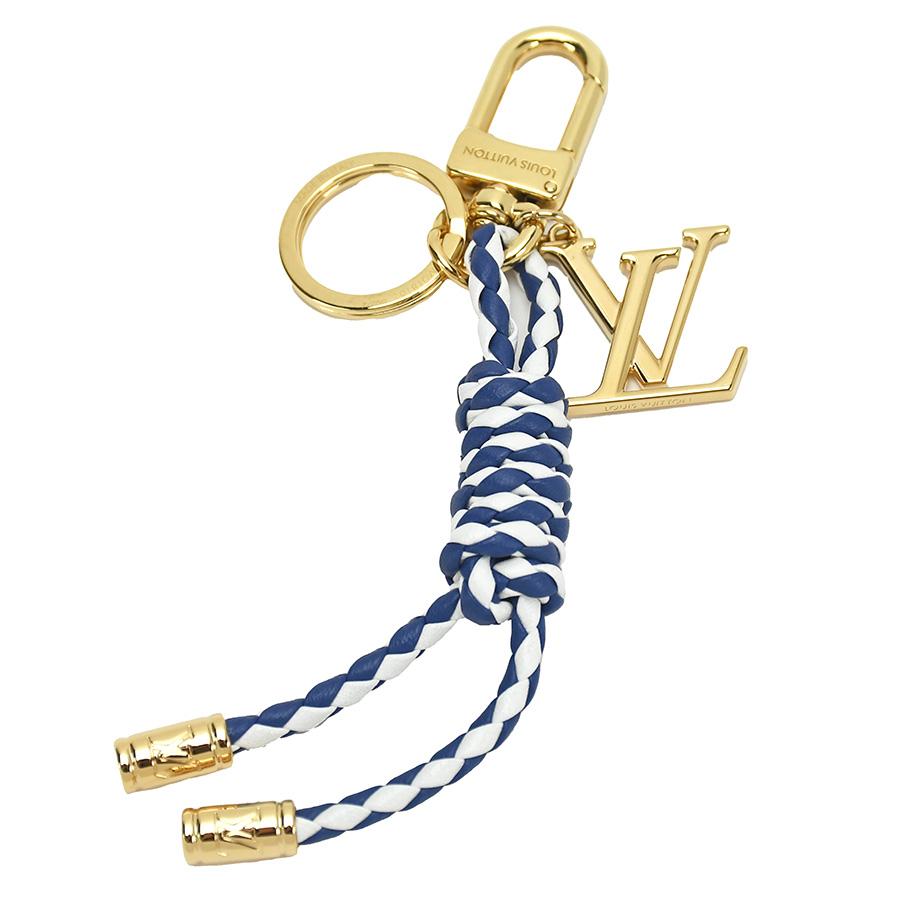 Louis Vuitton ホワイトレザー キーホルダー