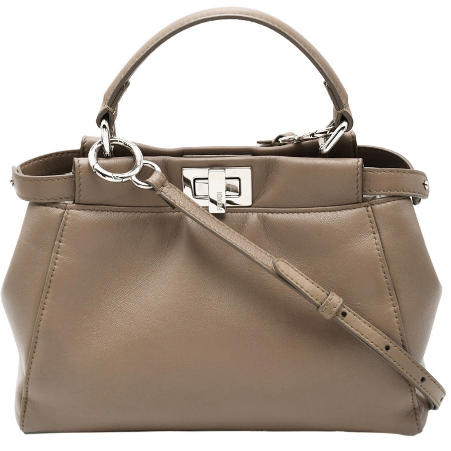 FENDI フェンディ ミニ ピーカブー 2way ハンドバッグ PEEKABOO 8BN244 