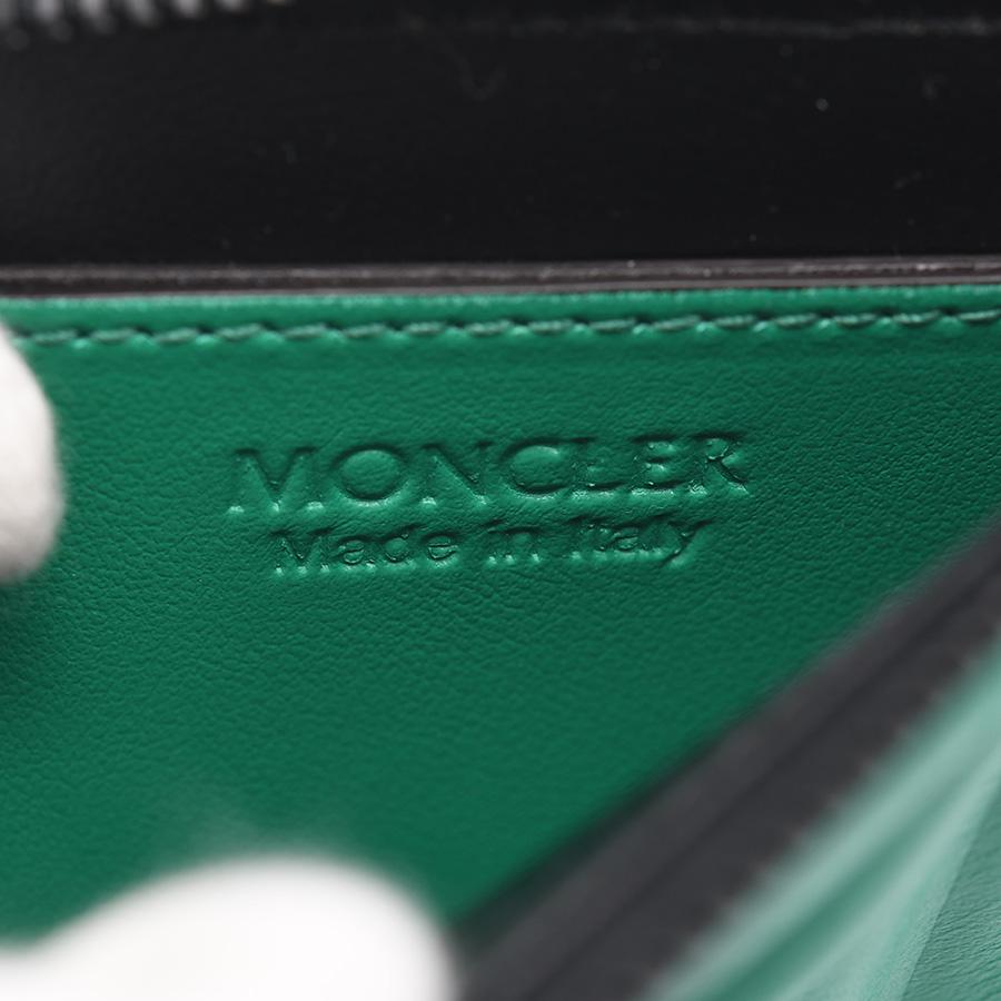 新品未使用】MONCLER スモールウォレット 首掛け モンクレール 緑