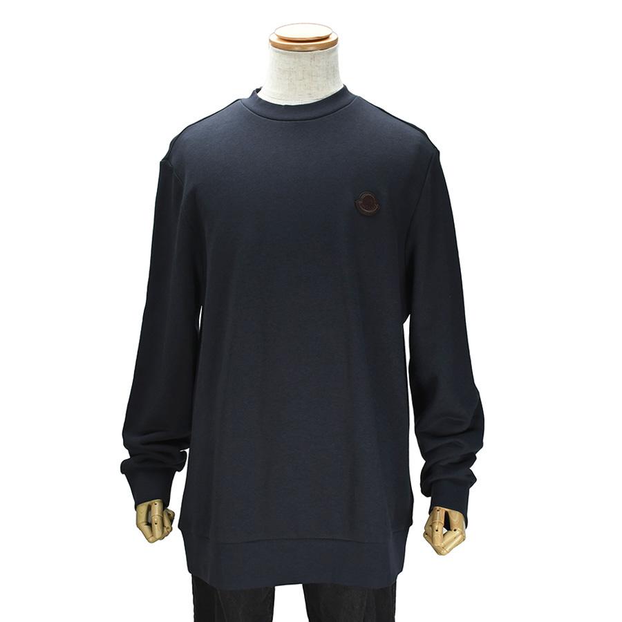 モンクレール MONCLER スウェット シャツ ロゴ 長袖 8G00075 ネイビー 