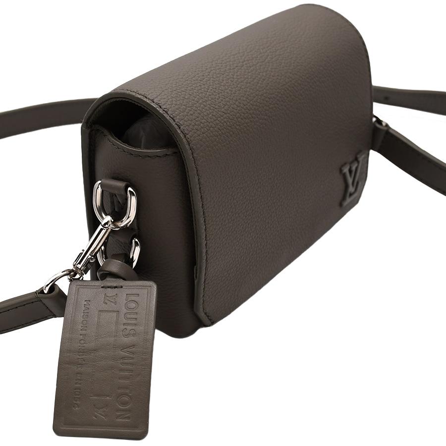 ルイヴィトン LOUIS VUITTON アエログラム ファストライン ウェアブル ウォレット M82281 グレー カーキ レザー ショルダーバッグ ポシェット 斜め掛け | LOUIS VUITTON | 03