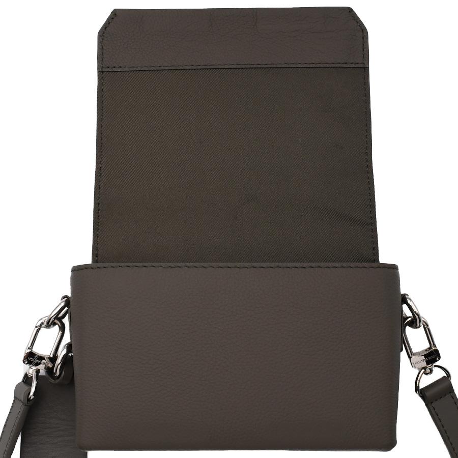 ルイヴィトン LOUIS VUITTON アエログラム ファストライン ウェアブル ウォレット M82281 グレー カーキ レザー ショルダーバッグ ポシェット 斜め掛け | LOUIS VUITTON | 05