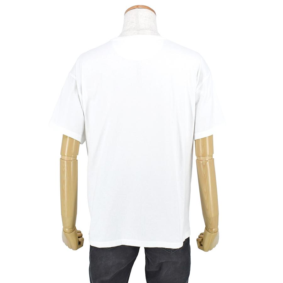 ヴァレンティノ VALENTINO 半袖 クルーネック Tシャツ レザーポケット コットン ホワイト 白 サイズS カットソー トップス アパレル メンズ レディース | VALENTINO | 01