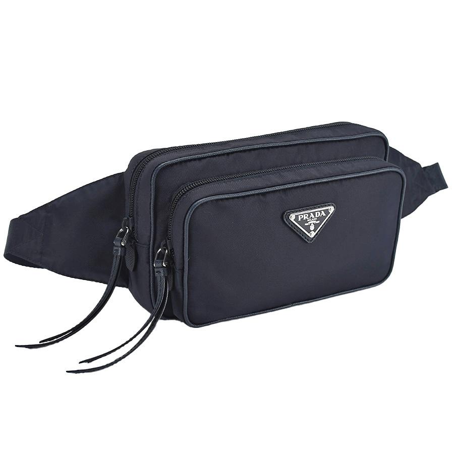 プラダ PRADA ボディバッグ ウエストバッグ トライアングルロゴ 1BL010 