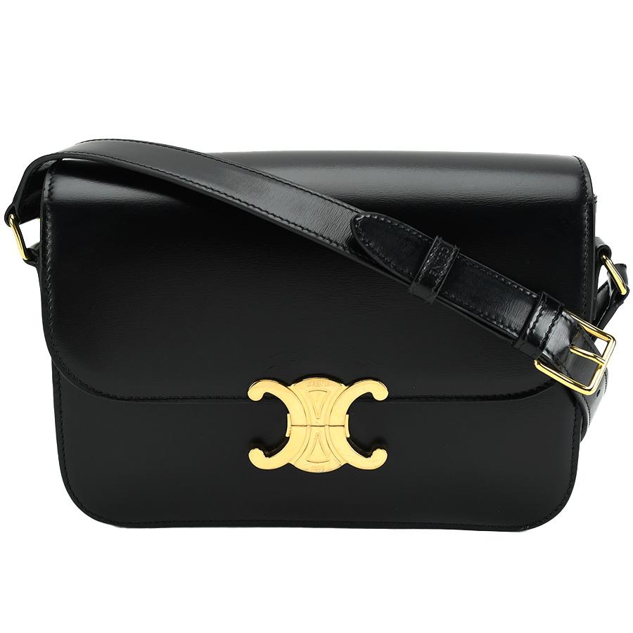 CELINE ポルトモネ トワール トリオンフ 黒