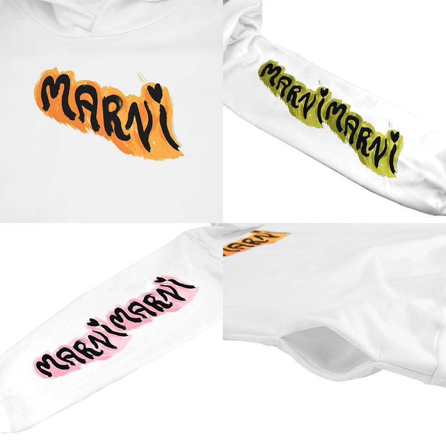 MARNI オレンジロゴ ホワイトパーカー 楽天市場】MARNI マルニ スウェットシャツ FLJE0179P1 USCU88