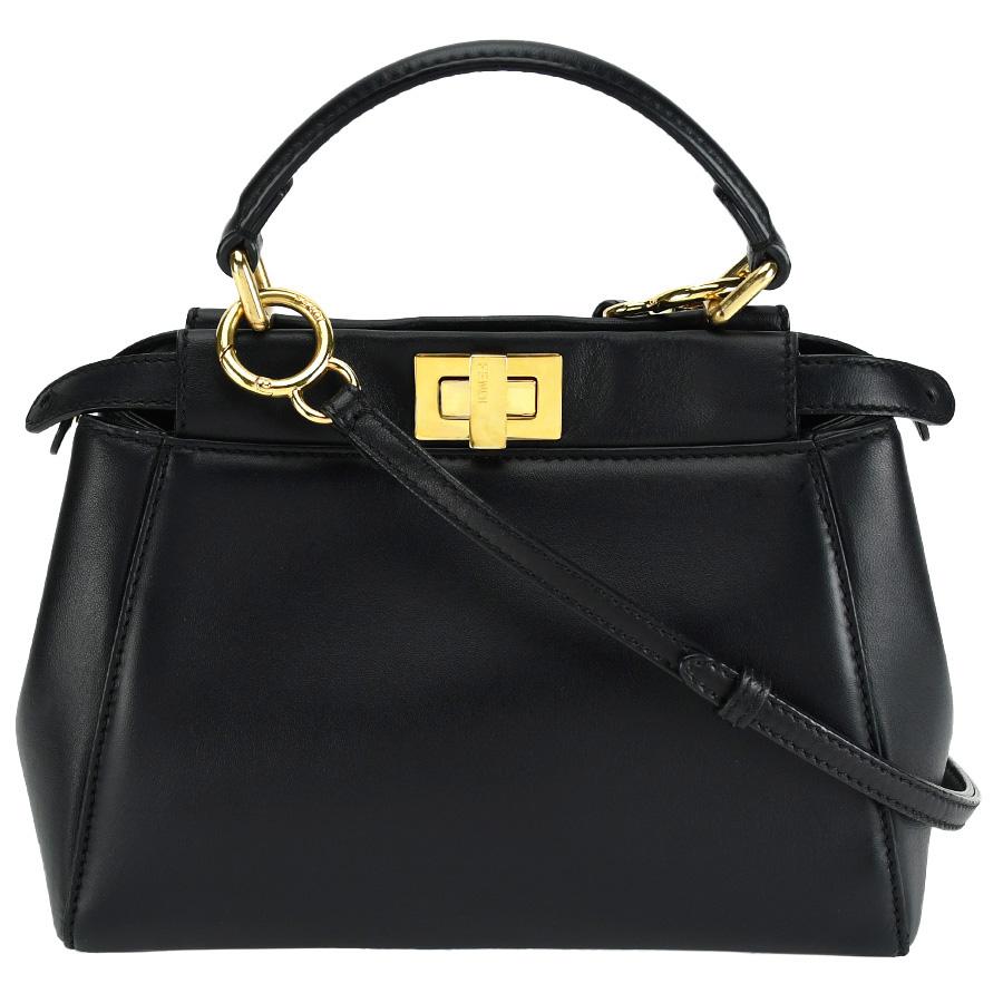 FENDI フェンディ ミニ ピーカブー 8BN244 スモール ハンドバッグ 2way 