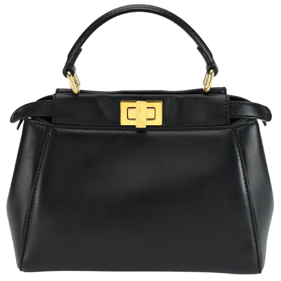 FENDI フェンディ ミニ ピーカブー 8BN244 スモール ハンドバッグ 2way 