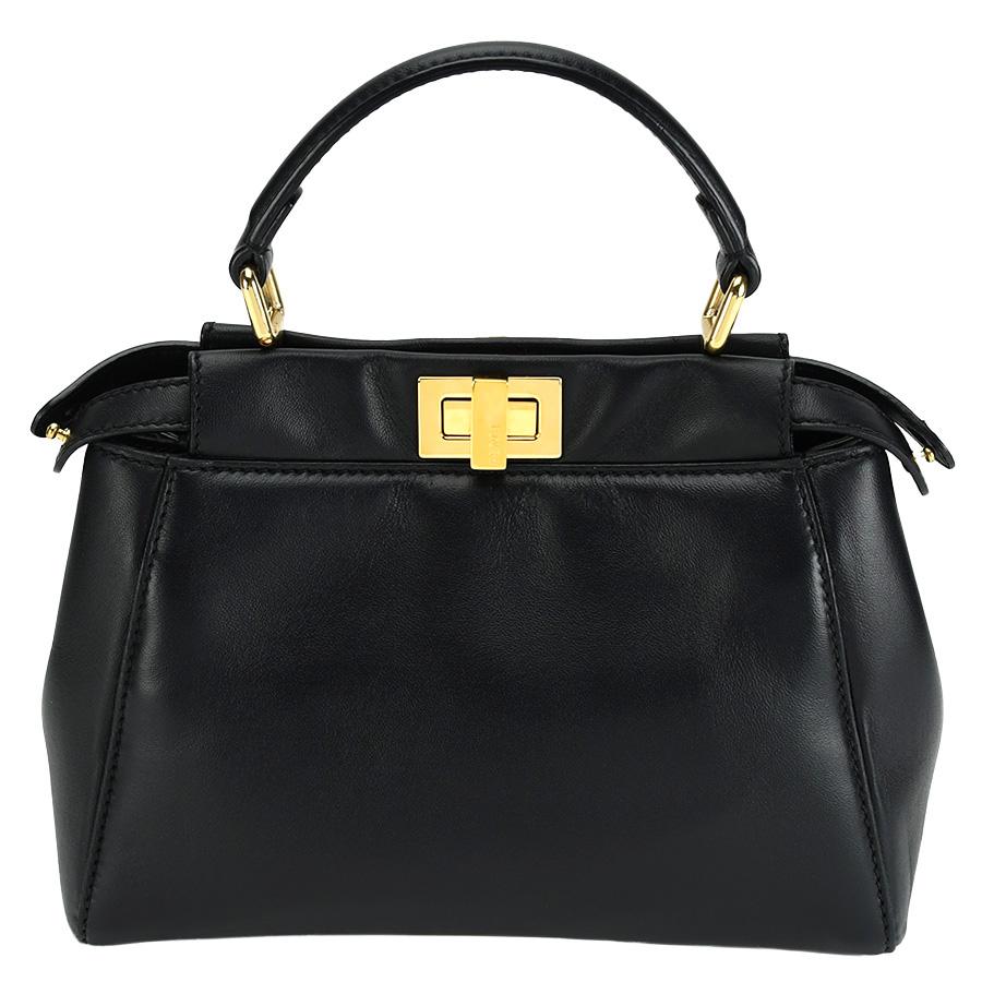 FENDI フェンディ ミニ ピーカブー 8BN244 スモール ハンドバッグ 2way  