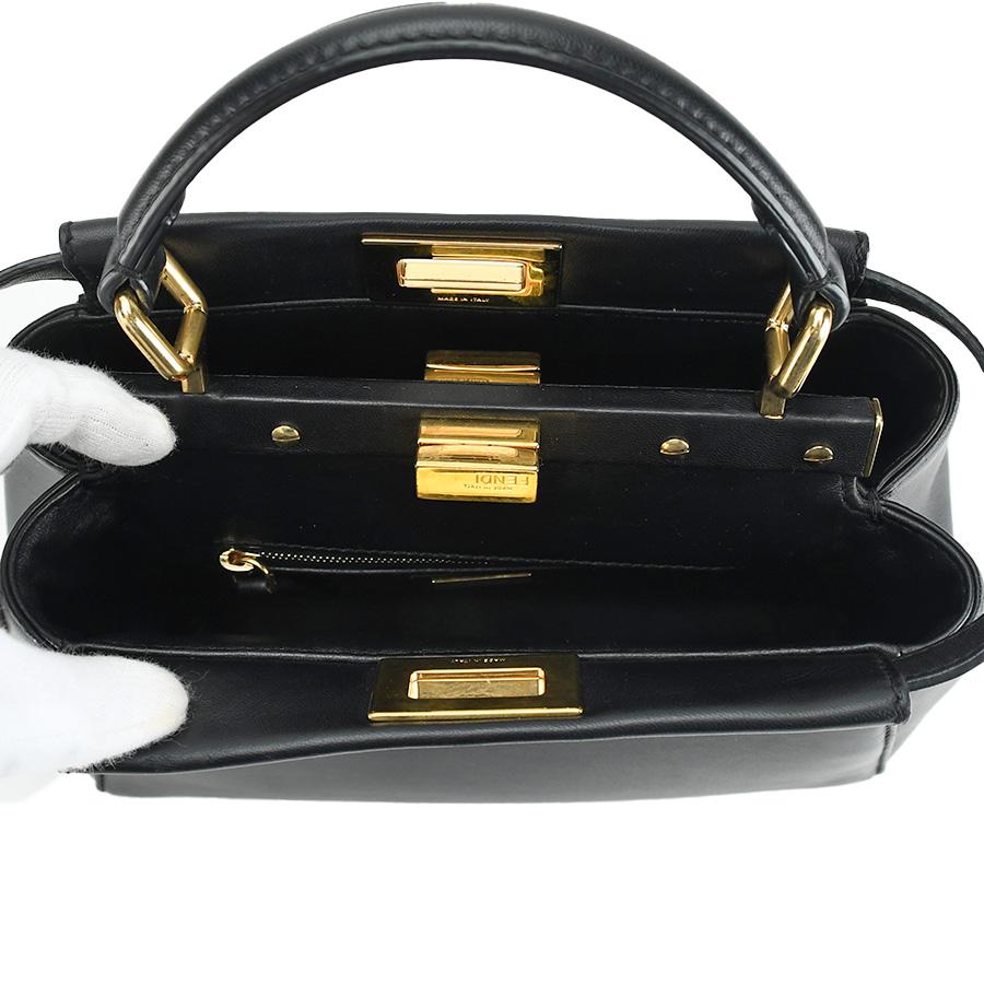FENDI フェンディ ミニ ピーカブー 8BN244 スモール ハンドバッグ 2way 