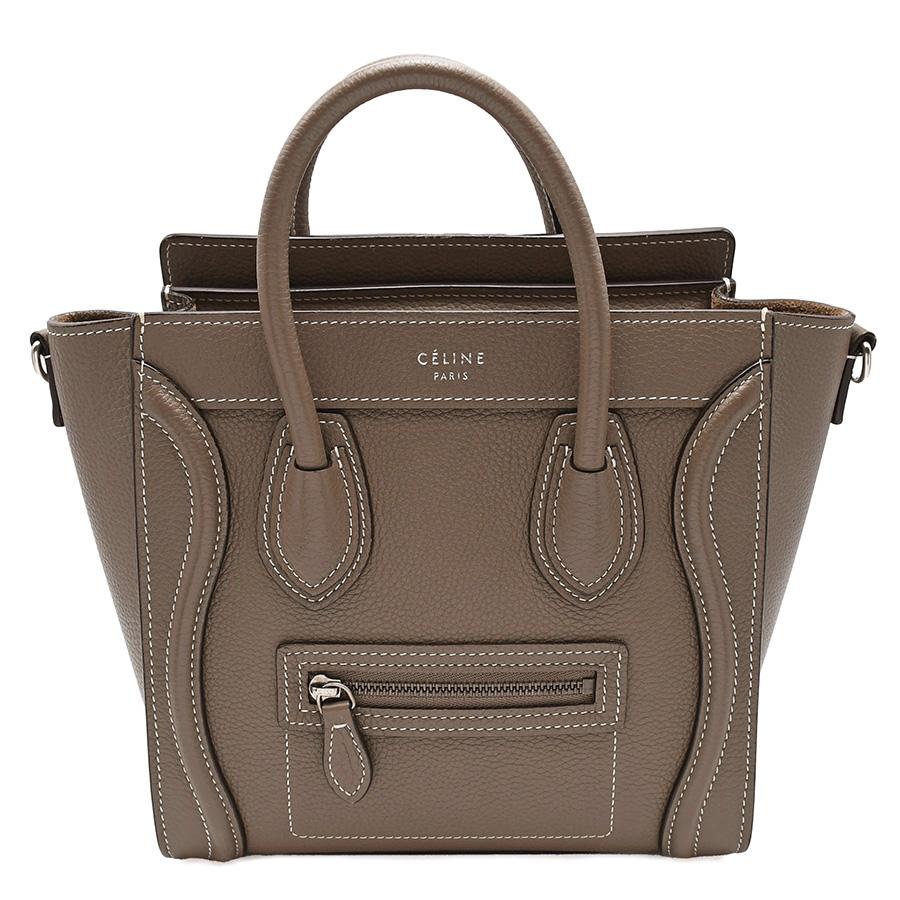 CELINE セリーヌ ラゲージ ナノショッパー 168243 ハンドバッグ