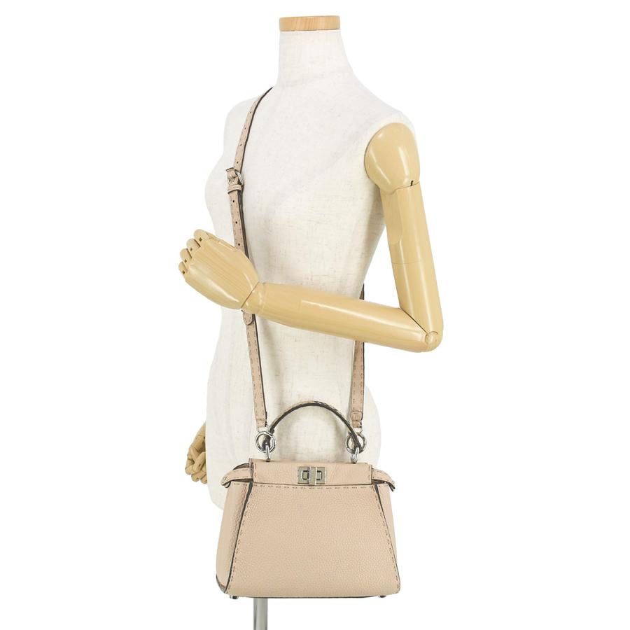 FENDI フェンディ ピーカブー ミニ 2way ハンドバッグ セレリア FENDI フェンディ ピーカブー ミニ 2way ハンドバッグ セレリア