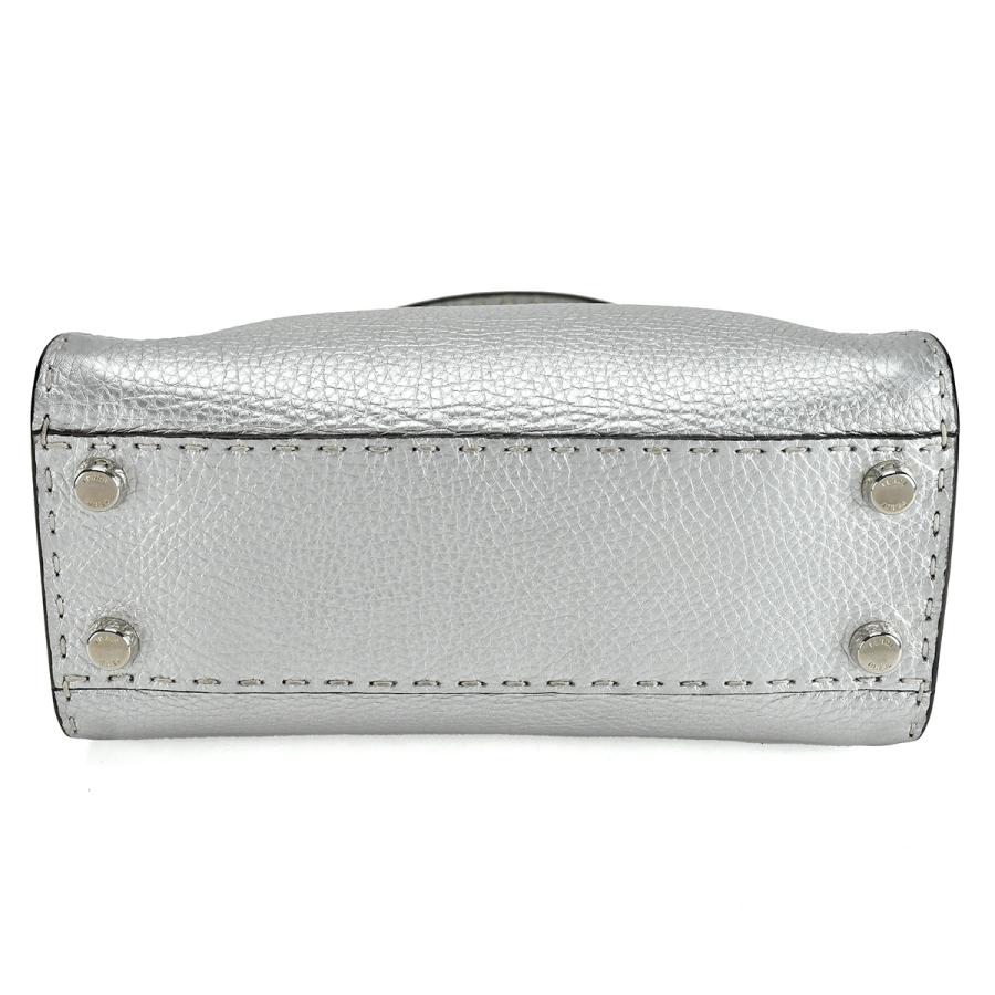 フェンディ FENDI ハンドバッグ ミニピーカブー 2way セレリア 8BN244