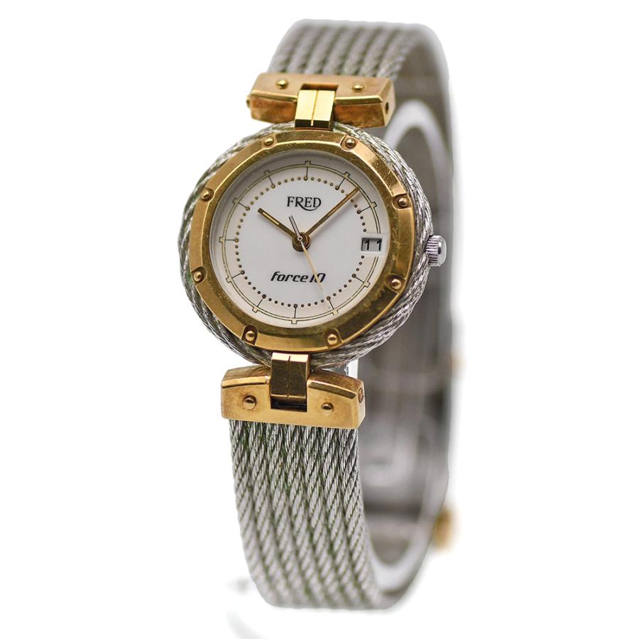 FRED フレッド FORCE10 フォース10 クォーツ ブレスレットウォッチ レディース 女性用 婦人用 腕時計 中古 | Fred