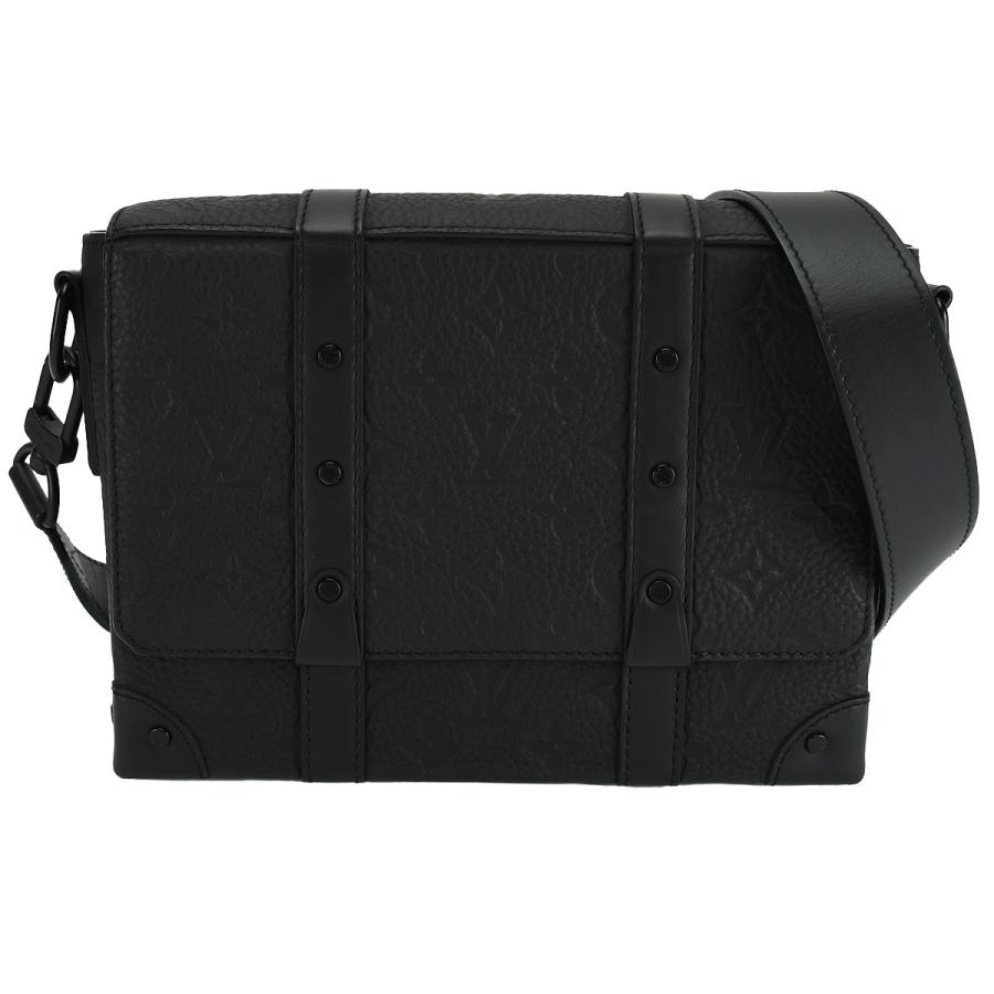 ルイ・ヴィトン　ブラック チェック柄 メッセンジャーバッグ LOUIS VUITTON ルイヴィトン モノグラム トリヨン トランク