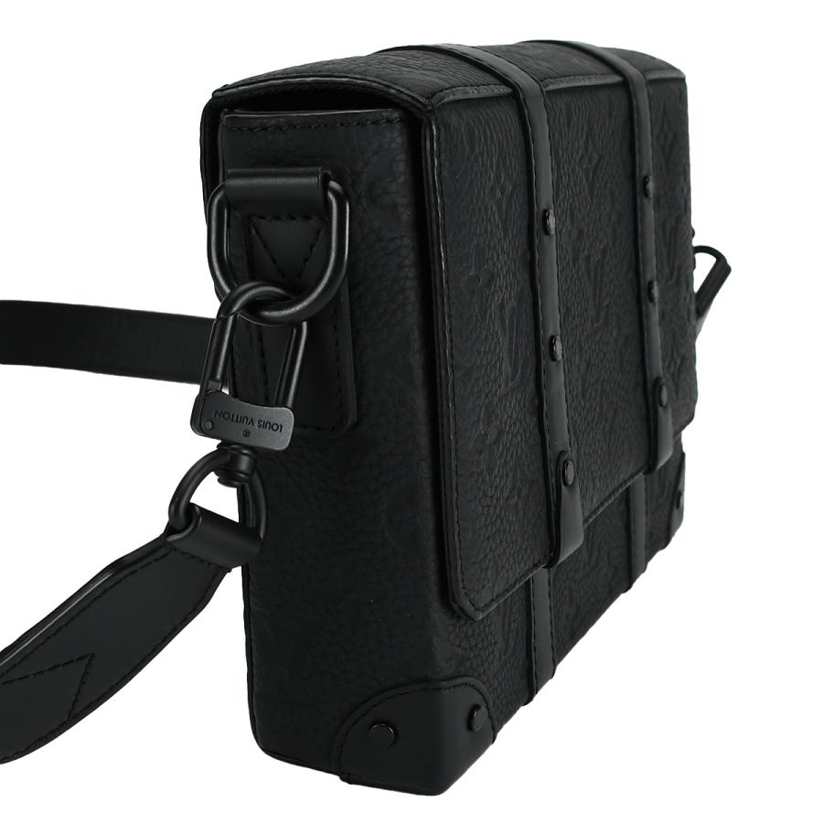 ルイ・ヴィトン　ブラック チェック柄 メッセンジャーバッグ LOUIS VUITTON ルイヴィトン モノグラム トリヨン トランク