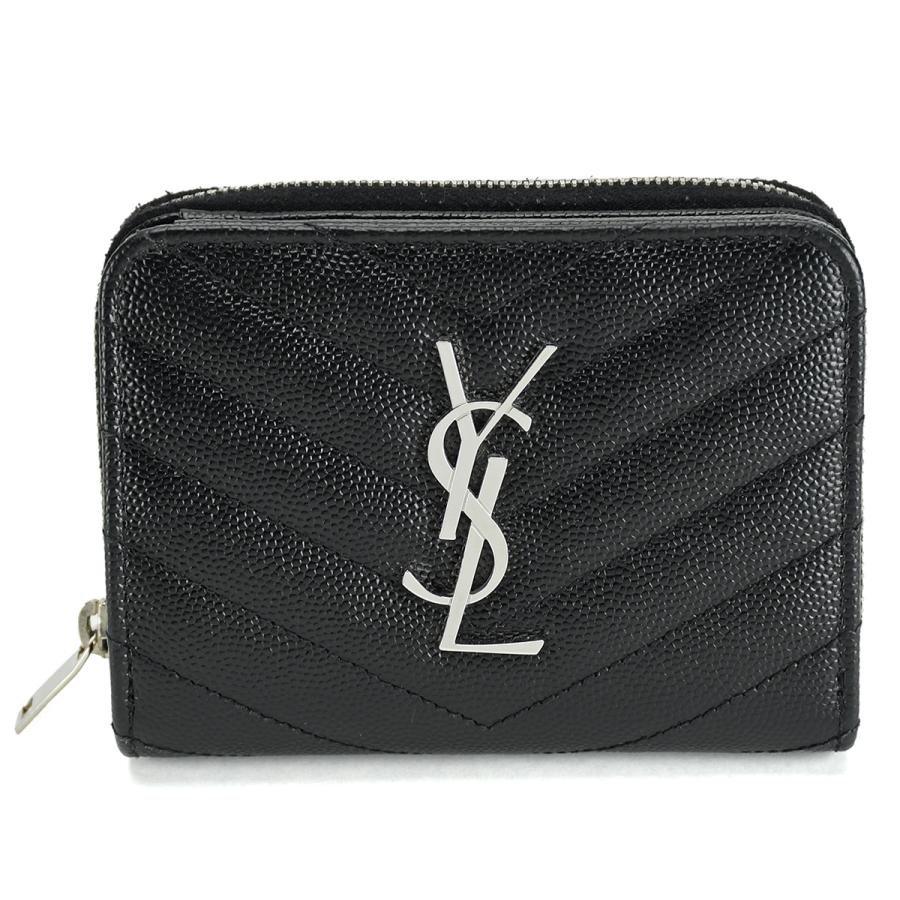 SAINT LAURENT サンローラン PARIS コンパクト ジップウォレット SAINT LAURENT サンローラン PARIS コンパクト ジップウォレット