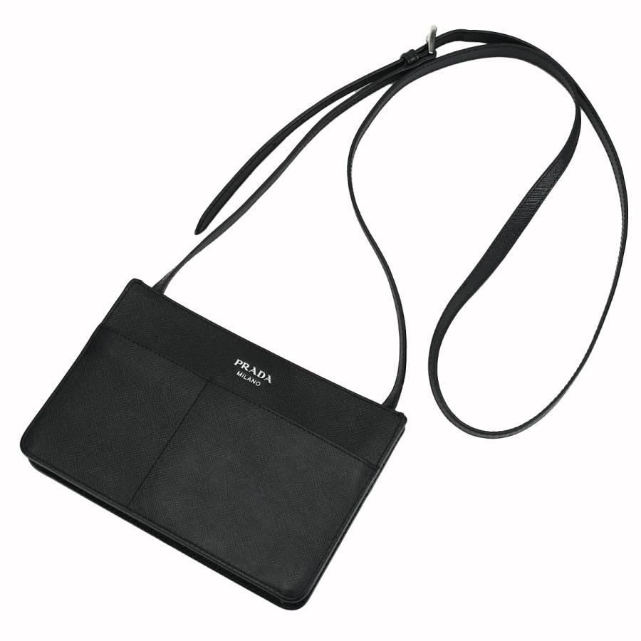 PRADA プラダ サフィアーノ フラット フォンホルダー ミニ PRADA プラダ サフィアーノ フラット フォンホルダー ミニ