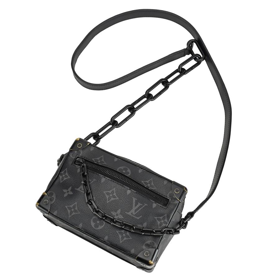 ルイヴィトン LOUIS VUITTON モノグラム エクリプス ミニ ソフトトランク ショルダーバッグ M44735 グレー ブラック 黒 チェーン クロスボディ メンズ | LOUIS VUITTON | 03