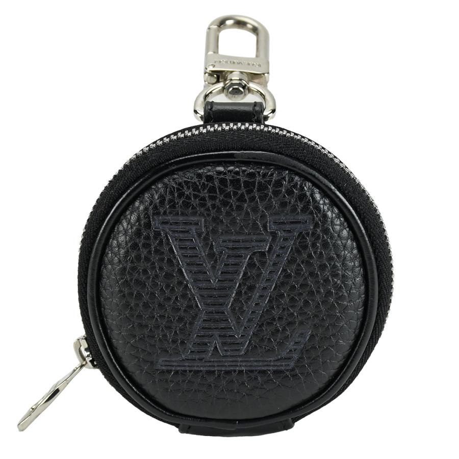 ルイヴィトン ポルトクレ ドラゴンヌ トリヨンレザー キーリング 黒