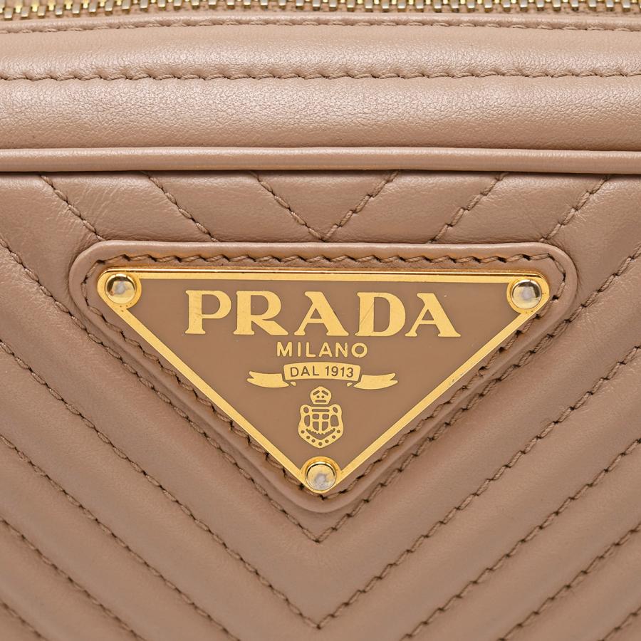 PRADA プラダ チェーン ショルダーバッグ トライアングルロゴ