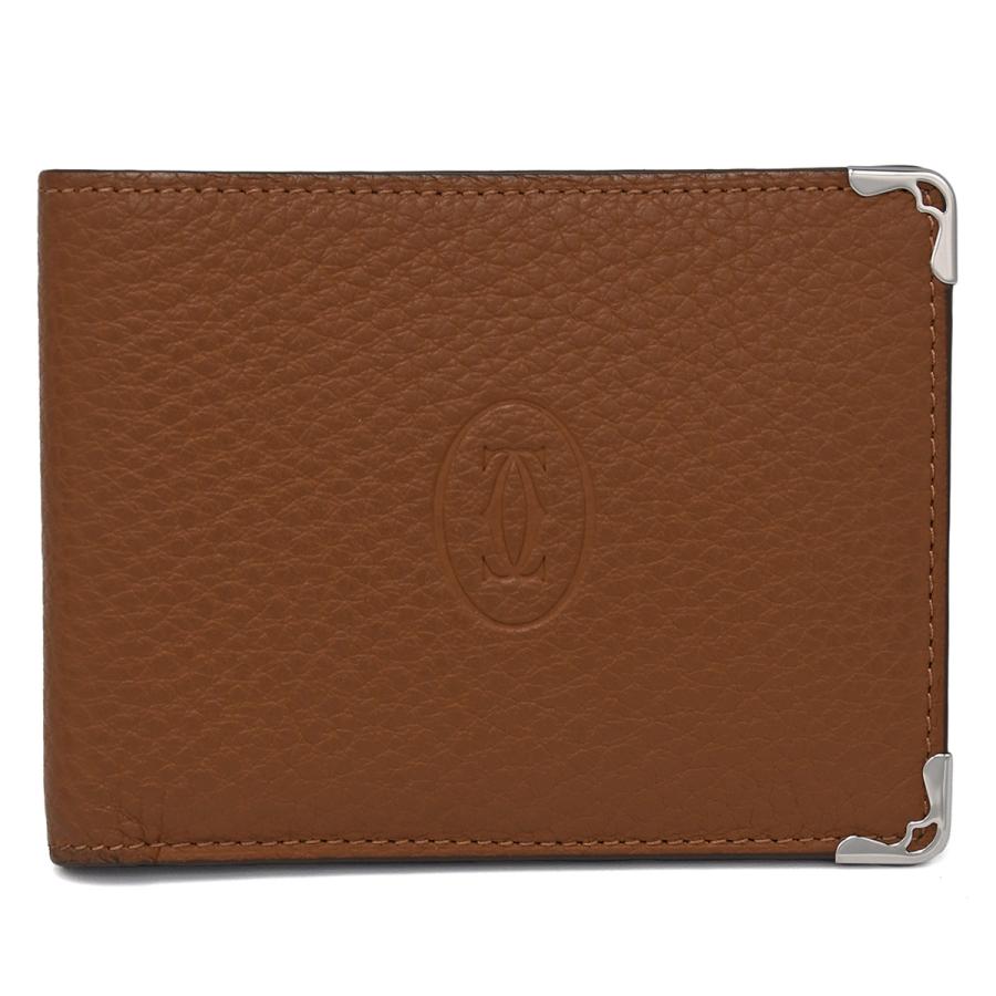 カルティエ Cartier マスト ドゥ 二つ折り 財布 札入れ レザー  