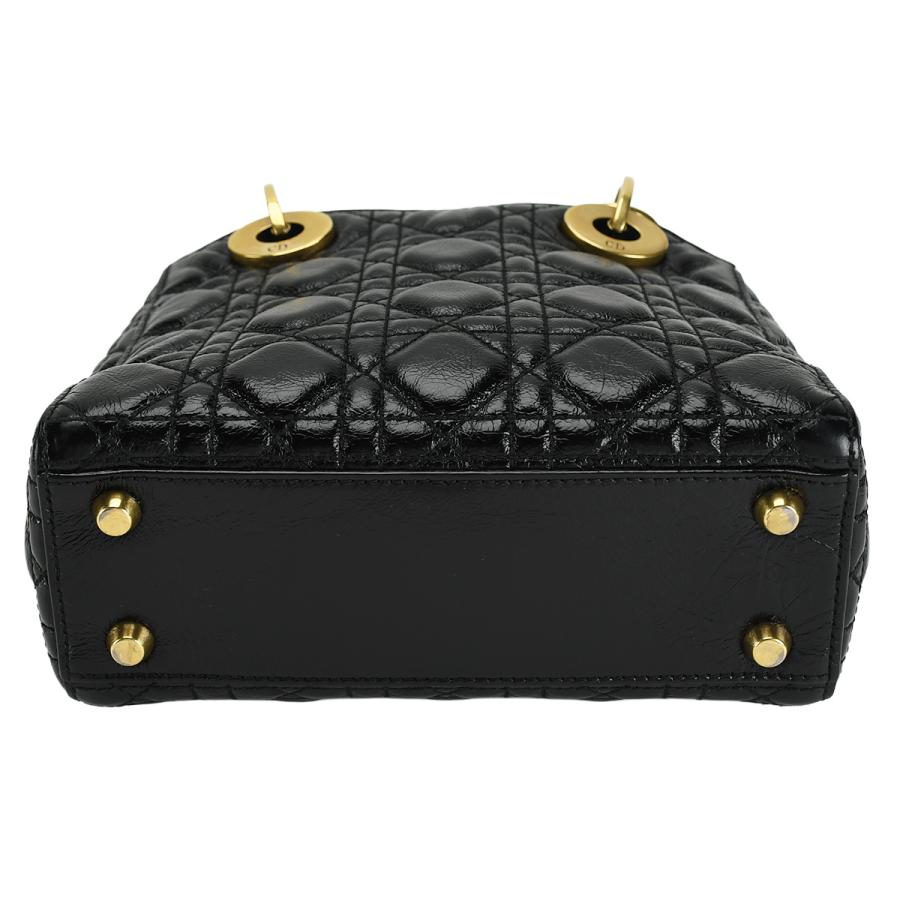 ディオール Christian Dior レディディオール MY ABCDIOR 2way ハンドバッグ カナージュ レザー ブラック 黒 ゴールド金具 ショルダー レディース | Christian Dior | 05