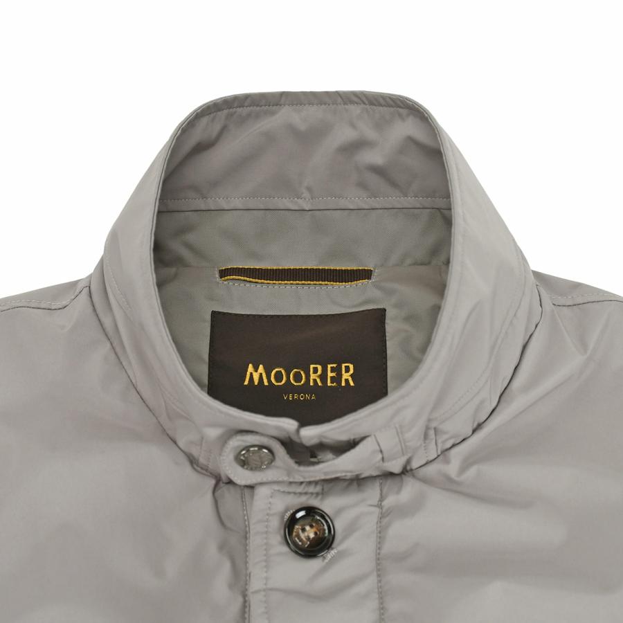 ムーレー MOORER フィールド ジャケット ブルゾン アウター メンズ ナイロン ポリエステル グレー ベージュ サイズ46 EZIO-STP アパレル 新品同様 | MOORER | 03