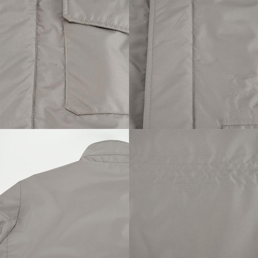 ムーレー MOORER フィールド ジャケット ブルゾン アウター メンズ ナイロン ポリエステル グレー ベージュ サイズ46 EZIO-STP アパレル 新品同様 | MOORER | 06
