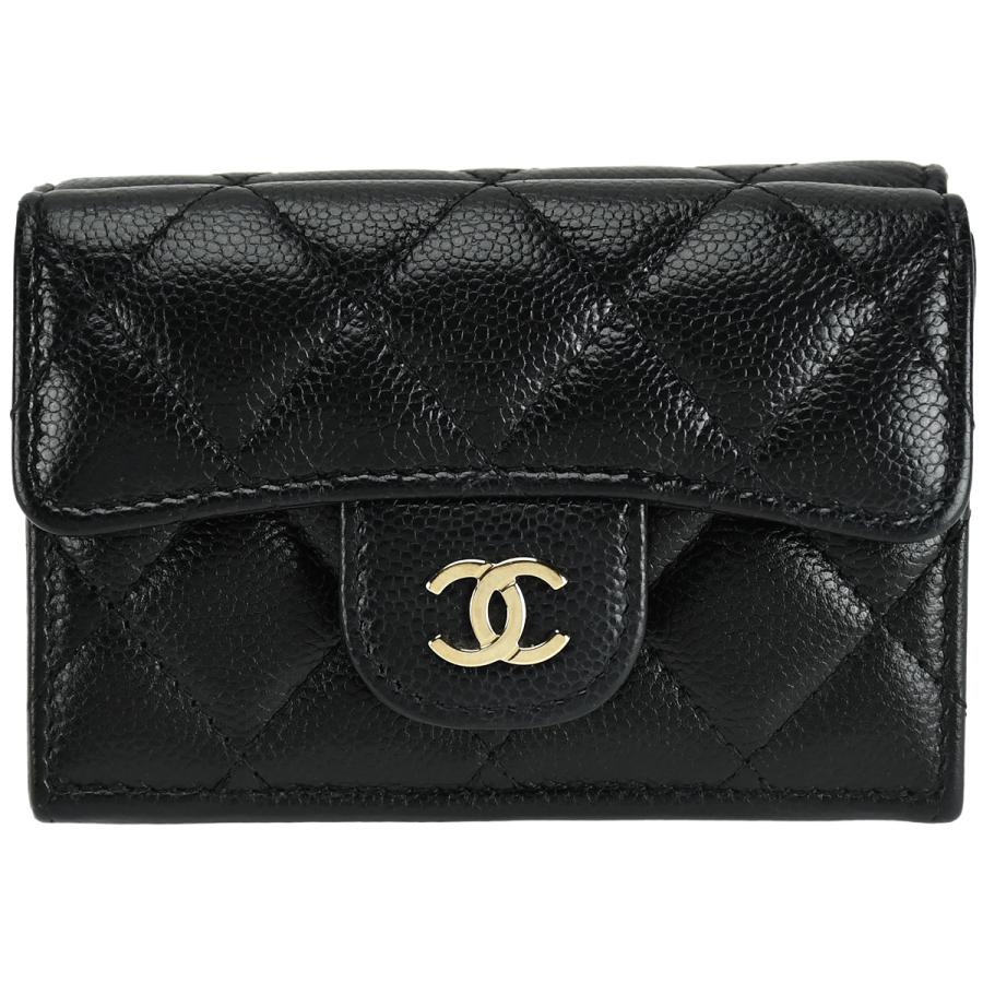 国内即発【CHANEL】マトラッセ クラシック 三つ折り 財布 AP0230 CHANEL シャネル マトラッセ クラシック スモール フラップ