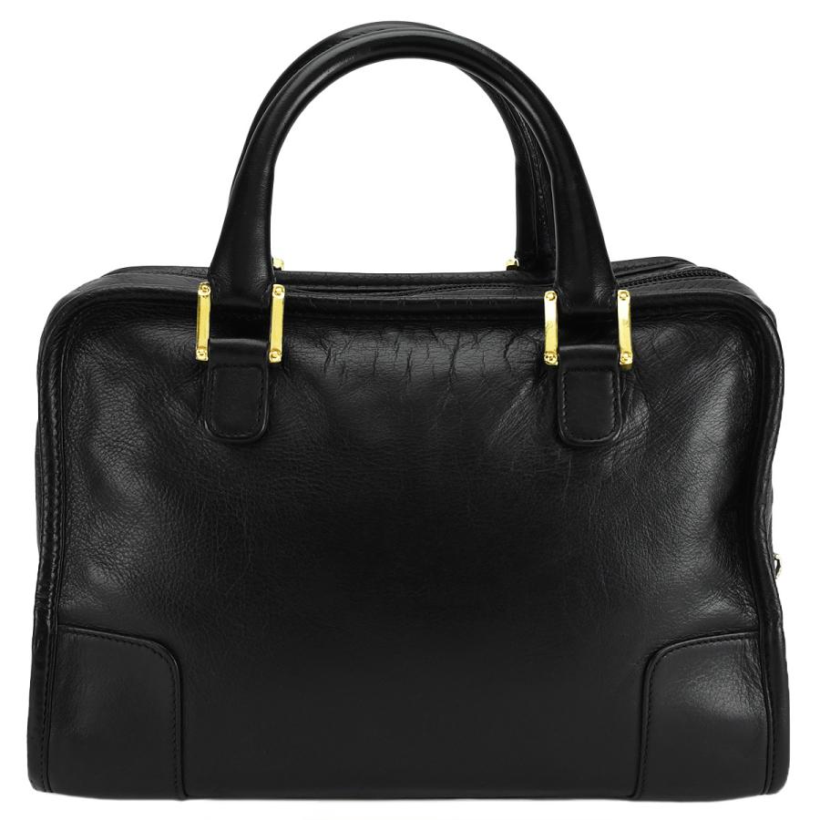 LOEWE ロエベ アマソナ28 ハンドバッグ アナグラム ブラック 黒