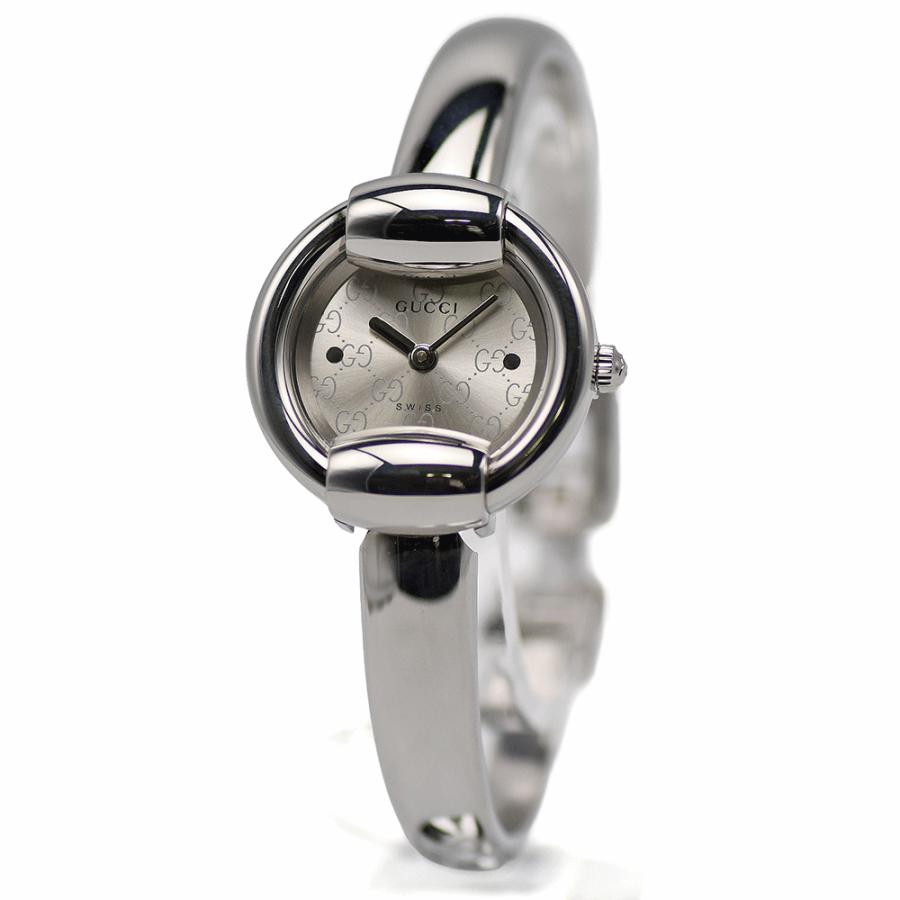 GUCCI　腕時計　1400L　シルバー　バングル　クォーツ　新品電池交換済 GUCCI グッチ バングルウォッチ 1400L クォーツ シルバー文字盤