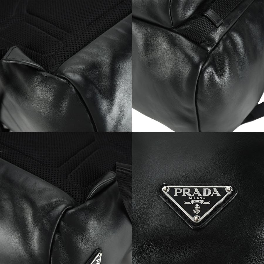 PRADA プラダ V135 トライアングル ロゴ リュック バックパック 黒 PRADA プラダ リュックサック 2VZ135 2DMG F0002 V HOL バック