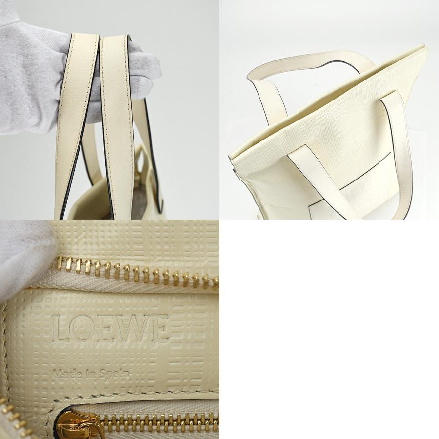 LOEWE（ロエベ） LOEWE 2way トートバッグ 330.17 ホワイト 白 レザー