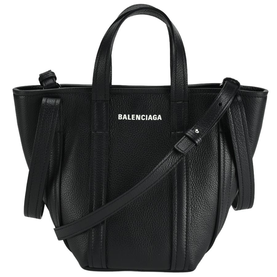 美品】バレンシアガ ノースサウス ショッピングトートバッグ レザー 黒