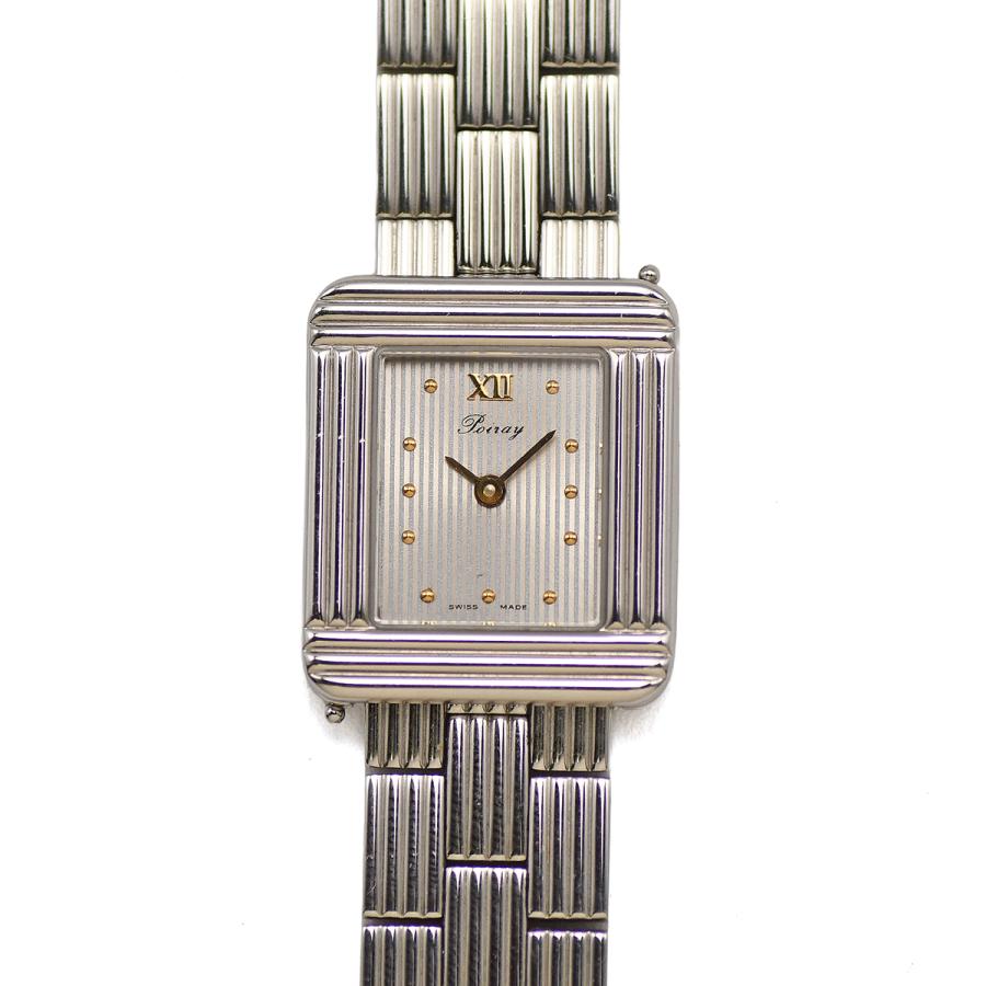 ポアレPOIRAY マ・プルミエ電池交換済み 腕時計純正ベルト2本