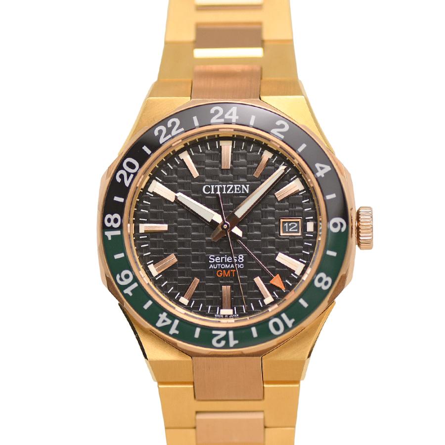 シチズン CITIZEN シリーズ8 880メカニカル メンズ 自動巻 GMT機能 ステンレス ゴールド  NB6033-51E | CITIZEN
